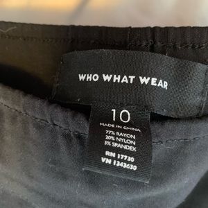 Who what wear black dress pants